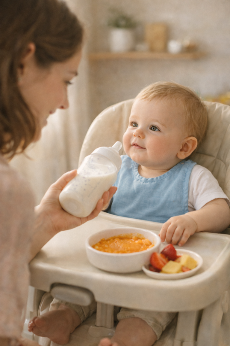 Meu bebê só quer o peito (ou fórmula): É normal ele recusar os sólidos no início?