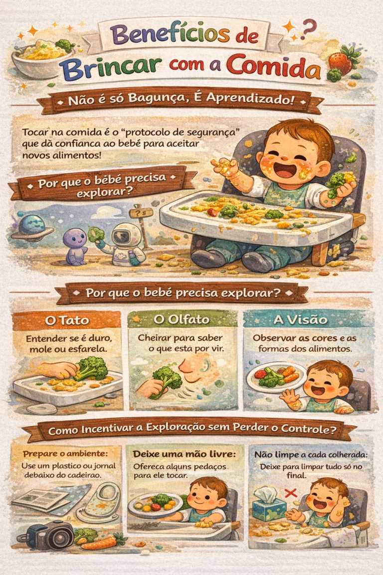 Introdução Alimentar: Bebê Brincando com Comida é Normal?